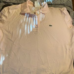 Brand new with tags vintage style/design Lacoste classic T-shirt baby pink